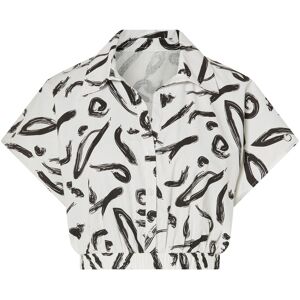 esmara Dames blouse (Zwart/wit met print, L (44/46)) esmara Dames blouse (Zwart/wit met print, L (44/46))