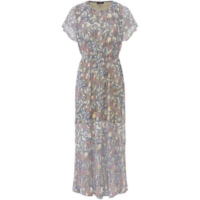 ESMARA Dames maxi-jurk (Lichtroze/blauw/groen, 38) ESMARA Dames maxi-jurk (Lichtroze/blauw/groen, 38)