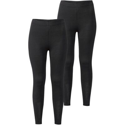 esmara 2 dames leggings (Zwart, S (36/38)) esmara 2 dames leggings (Zwart, S (36/38))