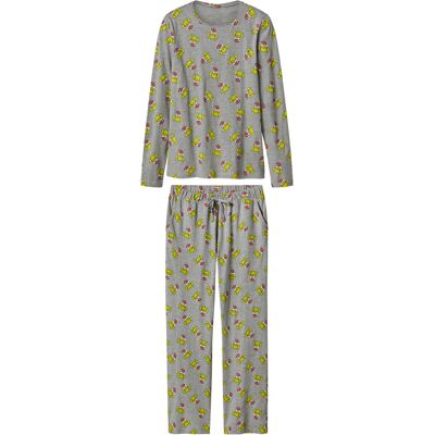 Lidl Dames kerstpyjama The Grinch (Grijs, S (36-38)) Lidl Dames kerstpyjama The Grinch (Grijs, S (36-38))
