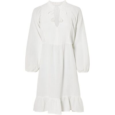 ESMARA Mousseline dames jurk (wit, 36) ESMARA Mousseline dames jurk (wit, 36)
