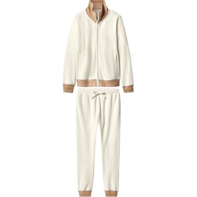 esmara Fleece dames huispak (Wit, XS (32/34)) esmara Fleece dames huispak (Wit, XS (32/34))