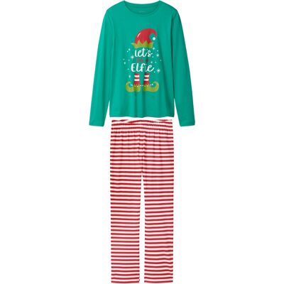 esmara Dames kerstpyjama (Groen/rood, XS (32/34)) esmara Dames kerstpyjama (Groen/rood, XS (32/34))
