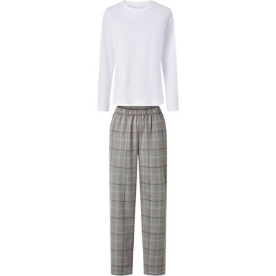 esmara Dames pyjama (Wit/grijs, XS (32/34)) esmara Dames pyjama (Wit/grijs, XS (32/34))