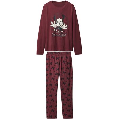 Lidl Dames pyjama Disney (Minnie Mouse/bordeaux, XS (32/34)) Lidl Dames pyjama Disney (Minnie Mouse/bordeaux, XS (32/34))