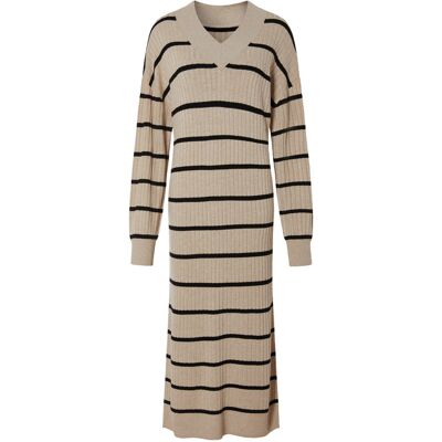 ESMARA Dames midi-gebreide jurk (Beige, XS (32/34)) ESMARA Dames midi-gebreide jurk (Beige, XS (32/34))