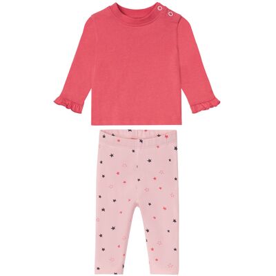 lupilu 3-delige baby set (Koraal/lichtroze, 50/56) lupilu 3-delige baby set (Koraal/lichtroze, 50/56)