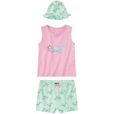 lupilu Kinder kledingset (110/116, Lichtroze/lichtblauw) lupilu Kinder kledingset (110/116, Lichtroze/lichtblauw)
