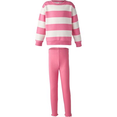 LUPILU Kinder kledingset 2-delig (Roze, 122/128) LUPILU Kinder kledingset 2-delig (Roze, 122/128)