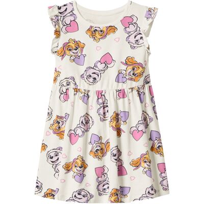 LUPILU Kinder jurk Paw patrol (Wit, 122/128) LUPILU Kinder jurk Paw patrol (Wit, 122/128)