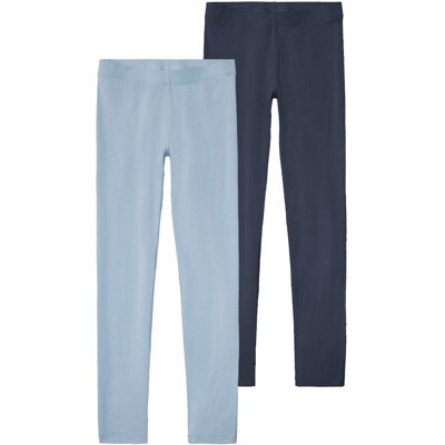 pepperts! 2 kinder leggings (Donkerblauw/lichtblauw, 158/164) pepperts! 2 kinder leggings (Donkerblauw/lichtblauw, 158/164)
