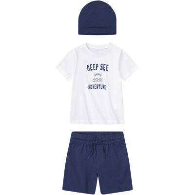 lupilu Kinder set, 3-delig (Donkerblauw/wit, 98/104) lupilu Kinder set, 3-delig (Donkerblauw/wit, 98/104)