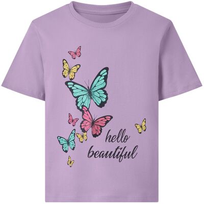 Name it Kinder T-shirt (Lila, 122/128) Name it Kinder T-shirt (Lila, 122/128)