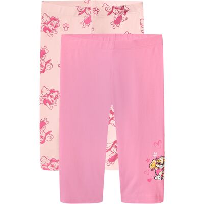 lupilu Set van 2 korte kinder leggings (Roze, 122/128) lupilu Set van 2 korte kinder leggings (Roze, 122/128)