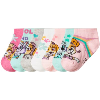 lupilu 7 Paar kinder sokken (roze/mint/grijs/wit/roze, 19-22) lupilu 7 Paar kinder sokken (roze/mint/grijs/wit/roze, 19-22)