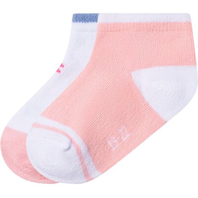 lupilu 2 Paar kinder sokken (Bloemen/roze/wit, 19/22) lupilu 2 Paar kinder sokken (Bloemen/roze/wit, 19/22)