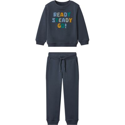lupilu Kinder trui en joggingbroek (Marineblauw, 110/116) lupilu Kinder trui en joggingbroek (Marineblauw, 110/116)