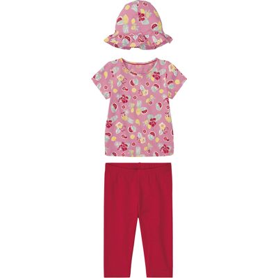 lupilu Kinder set, 3-delig (Roze/Rood, 110/116) lupilu Kinder set, 3-delig (Roze/Rood, 110/116)