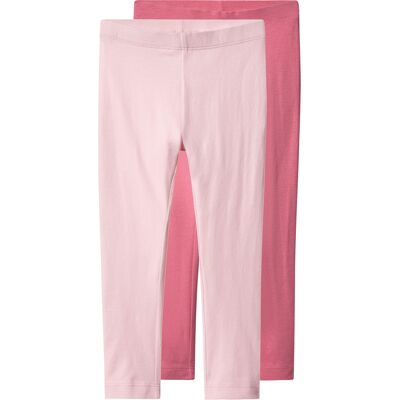 lupilu Set van 2 kinder leggings (Lichtroze, 110/116) lupilu Set van 2 kinder leggings (Lichtroze, 110/116)