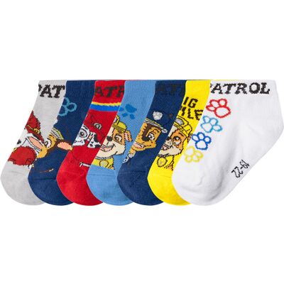 lupilu 7 Paar kinder sokken (grijs/blauw/wit/rood/geel, 19-22) lupilu 7 Paar kinder sokken (grijs/blauw/wit/rood/geel, 19-22)
