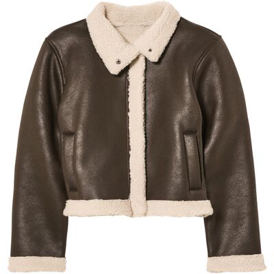 pepperts! Kinder bikerjack (128, Bruin) pepperts! Kinder bikerjack (128, Bruin)