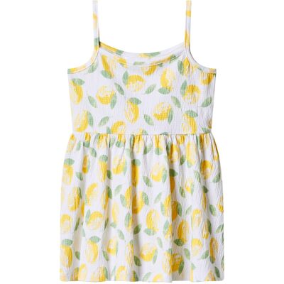 LUPILU Kinder jurk (Wit, 110/116) LUPILU Kinder jurk (Wit, 110/116)