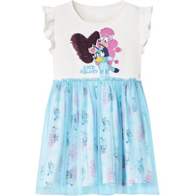 Lidl Kinder jurk (Wit/blauw, 98/104) Lidl Kinder jurk (Wit/blauw, 98/104)