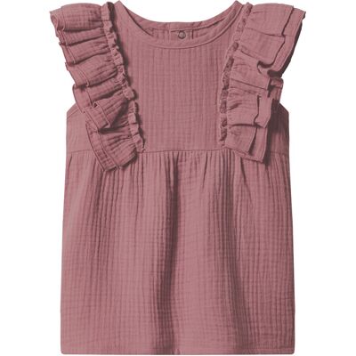 LUPILU Mousseline baby jurk (Lichtroze, 50/56) LUPILU Mousseline baby jurk (Lichtroze, 50/56)