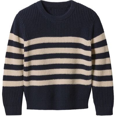 lupilu Gebreide kinder trui (Marineblauw/beige, 110/116) lupilu Gebreide kinder trui (Marineblauw/beige, 110/116)