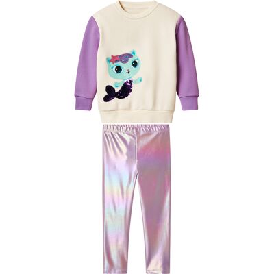 Lidl Kinder trui en legging (Lila, 110/116) Lidl Kinder trui en legging (Lila, 110/116)