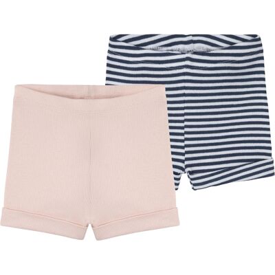 lupilu Baby shorts (50/56, Marine/roze) lupilu Baby shorts (50/56, Marine/roze)
