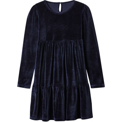 ESMARA Kinder velours jurk (Marineblauw, 134/140) ESMARA Kinder velours jurk (Marineblauw, 134/140)