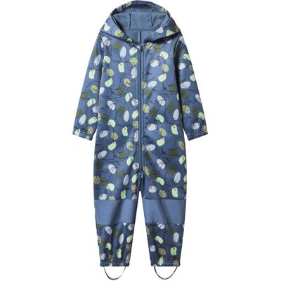 LUPILU Kinder softshell regenpak (Blauw/print, 74/80) LUPILU Kinder softshell regenpak (Blauw/print, 74/80)