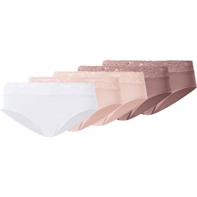 esmara Set van 5 dames hipsters (donkerroze/lichtroze/wit, M (40/42)) esmara Set van 5 dames hipsters (donkerroze/lichtroze/wit, M (40/42))