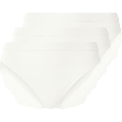 esmara Set van 3 dames onderbroeken (Crème, XL (48/50)) esmara Set van 3 dames onderbroeken (Crème, XL (48/50))