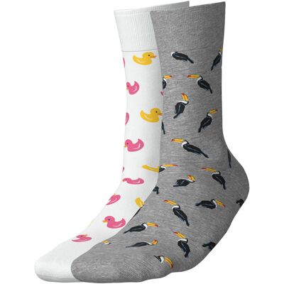 esmara 2 Paar sokken (Eenden/vogels, 35-38) esmara 2 Paar sokken (Eenden/vogels, 35-38)