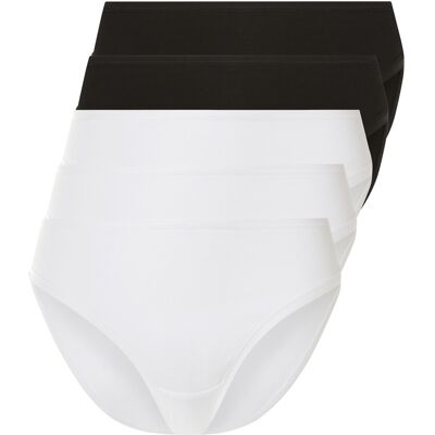 esmara Dames slips 5 stuks (Zwart/wit, M (40/42)) esmara Dames slips 5 stuks (Zwart/wit, M (40/42))