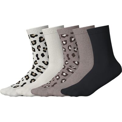 ESMARA 5 Paar dames sokken (gedessineerd/wit/beige/zwart, 35-38) ESMARA 5 Paar dames sokken (gedessineerd/wit/beige/zwart, 35-38)