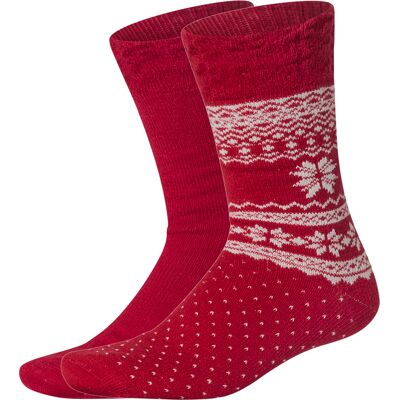 esmara 2 Paar thermosokken (Rood, 39-42) esmara 2 Paar thermosokken (Rood, 39-42)