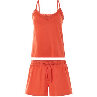 esmara Korte dames pyjama (Oranje, M (40/42)) esmara Korte dames pyjama (Oranje, M (40/42))