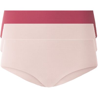 esmara 3 dames hipsters (S (36-38), Rood/roze) esmara 3 dames hipsters (S (36-38), Rood/roze)