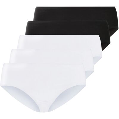 esmara Dames slips 5-pack (Zwart/wit, 3XL) esmara Dames slips 5-pack (Zwart/wit, 3XL)