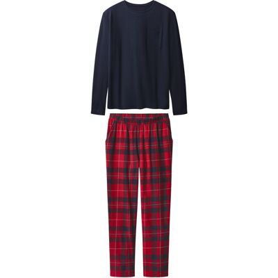 esmara Dames pyjama (Navy/rood, M (40/42)) esmara Dames pyjama (Navy/rood, M (40/42))