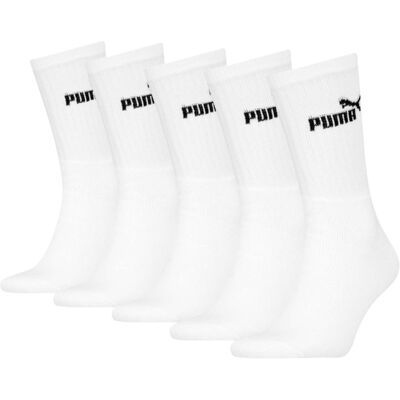 PUMA 5 Paar sportsokken (Wit, 43-46) PUMA 5 Paar sportsokken (Wit, 43-46)