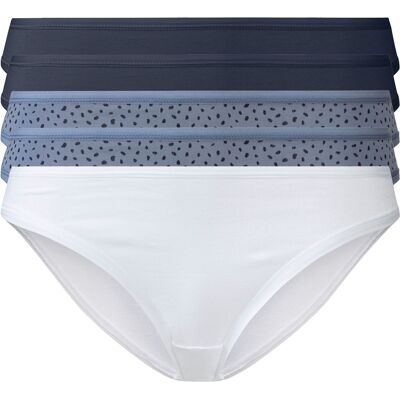 esmara 3 dames slips (Marine/blauw/wit, S (36-38)) esmara 3 dames slips (Marine/blauw/wit, S (36-38))