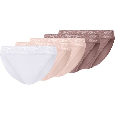 esmara Set van 5 dames onderbroeken (Roze/wit, XL (48/50)) esmara Set van 5 dames onderbroeken (Roze/wit, XL (48/50))