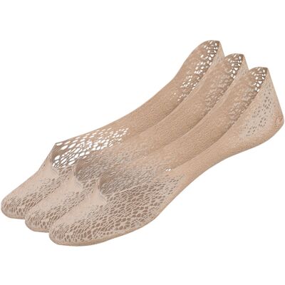 esmara 3 paar sneakersokken (Bloemetjes, Beige, 39-42) esmara 3 paar sneakersokken (Bloemetjes, Beige, 39-42)