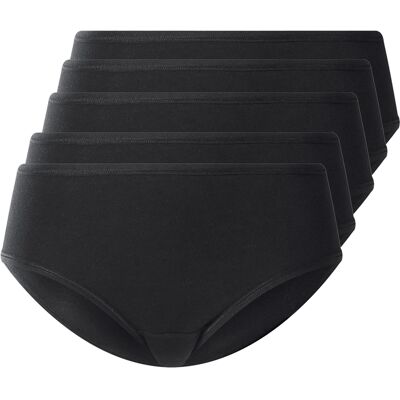 ESMARA Set van 5 dames hipsters (Zwart, XS (32/34)) ESMARA Set van 5 dames hipsters (Zwart, XS (32/34))