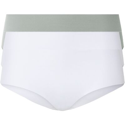 esmara 3 dames hipsters (L (44/46), Mint/wit) esmara 3 dames hipsters (L (44/46), Mint/wit)