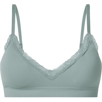 esmara Dames bustier met kant (Groen, M (40/42)) esmara Dames bustier met kant (Groen, M (40/42))